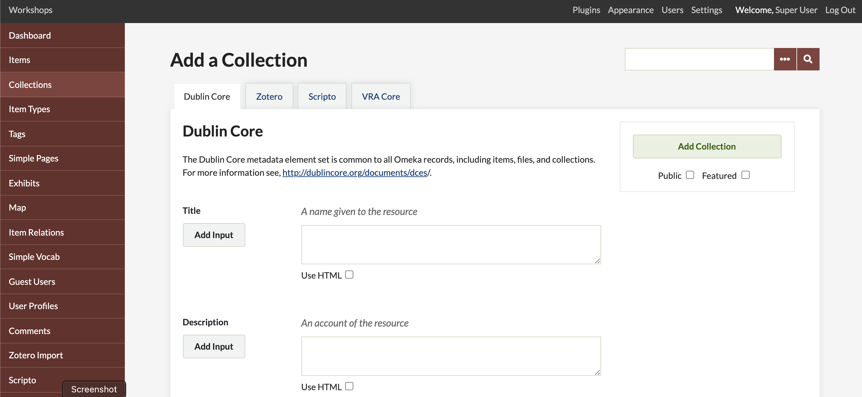 Manage Collections