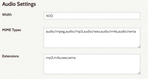 html5 audio formats